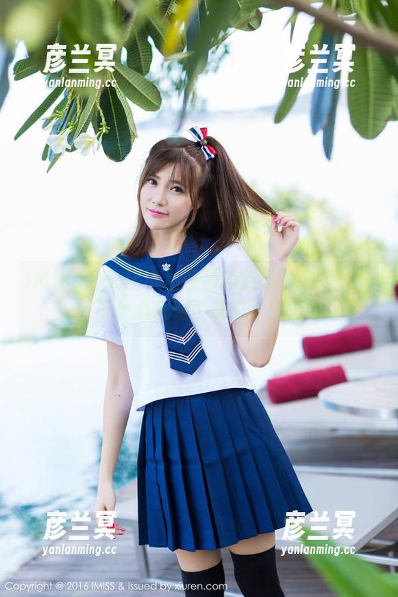 IMiss爱蜜社 - 小丽莎萌萌哒的内衣写真，不小心触碰了我的审美底线