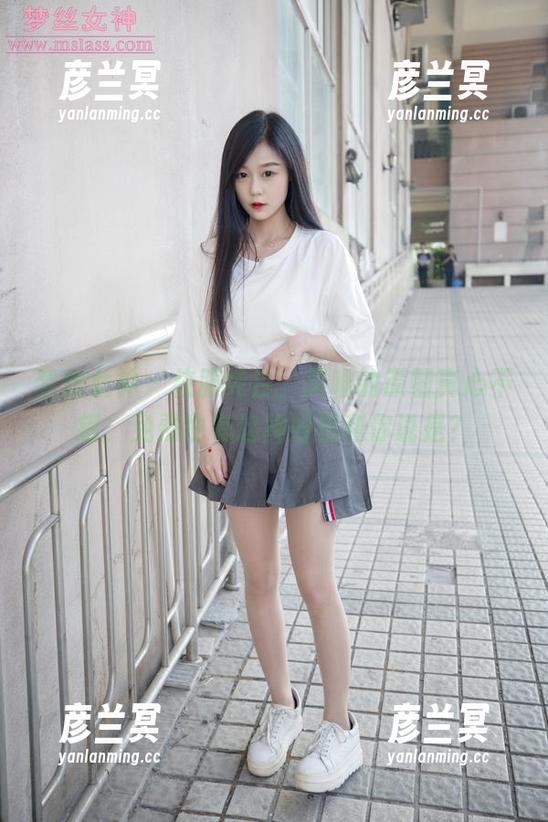 梦丝女神-灵唯 梦丝女神 - 校服纯白,灵唯的原图真心不错,免费也有这种好福利你说是?
